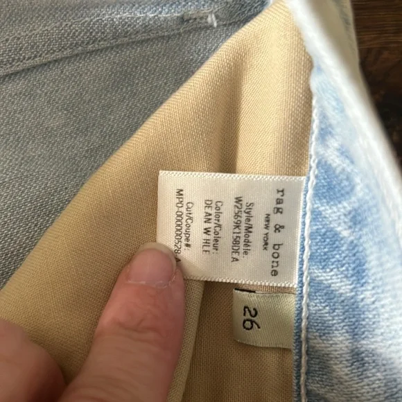 RAG & BONE women’s ankle Frey cigarette in dean 26 - Picture 4 of 9